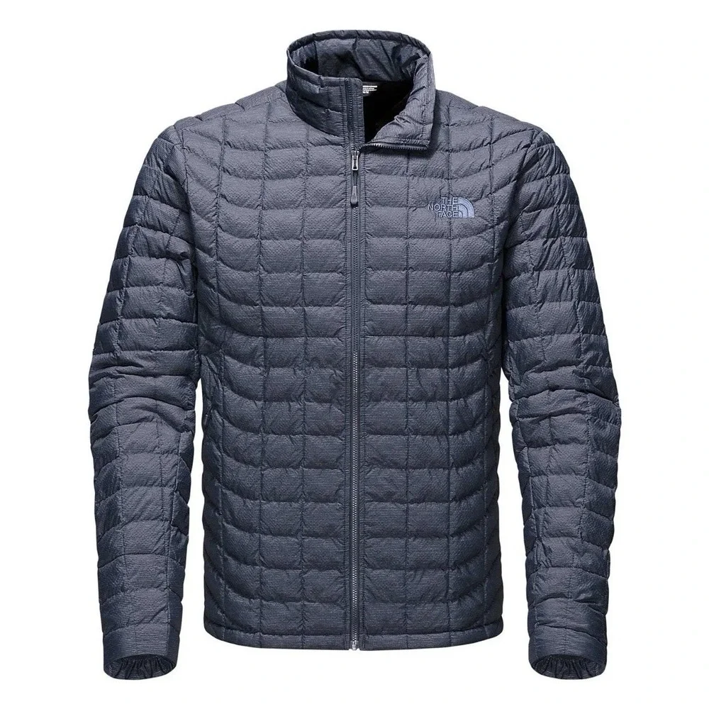 The North Face ThermoBall Eco Jacket Insulated Quilted Mens Large Blue Outdoor